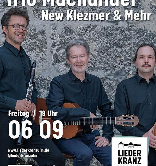 Trio Machandel - New Klezmer und mehr! 🌞 Freitag 09. (…)